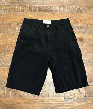Craft & Flow Boys Black Shorts Size 12 Large EUC School Summer Outdoors